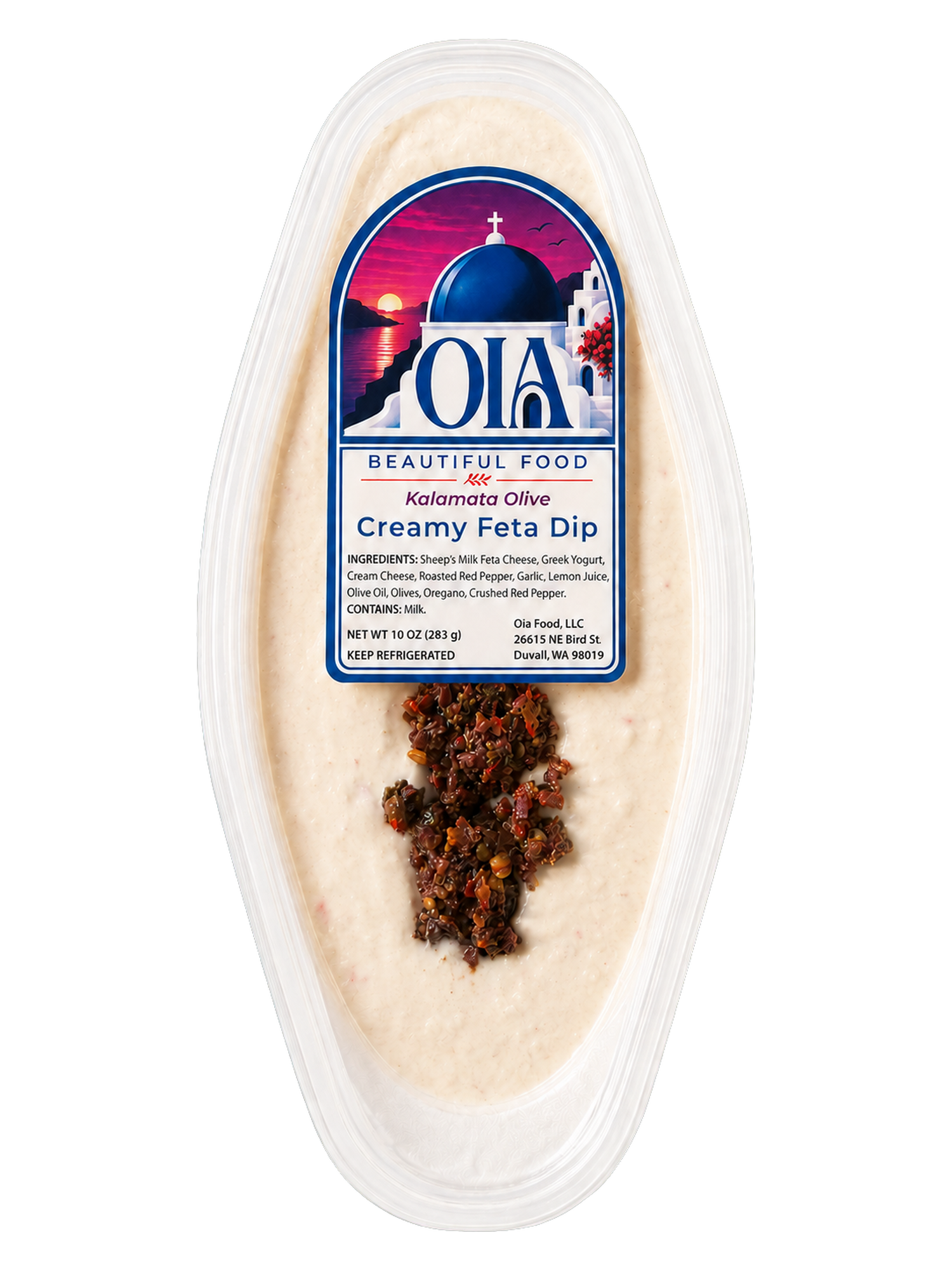 Oia Beautiful Food Kalamata Olive Creamy Feta Dip